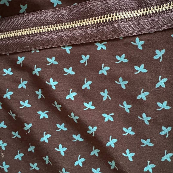 Pink Owl dress leaf zip up back small - Picture 3 of 4